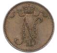 Монета 1 пенни 1900 года Русская Финляндия (Артикул: K12-82774) — Фото №2