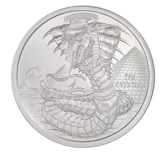 Монета 1 унция серебра США Мир драконов — Дракон Египта (Артикул M2-35212)