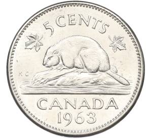5 центов 1963 года Канада — Фото №1