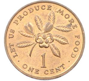 1 цент 1971 года Ямайка «ФАО — Давайте производить больше продовольствия» — Фото №1