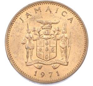 1 цент 1971 года Ямайка «ФАО — Давайте производить больше продовольствия» — Фото №2