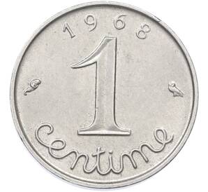 1 сантим 1968 года Франция