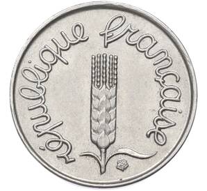 1 сантим 1968 года Франция