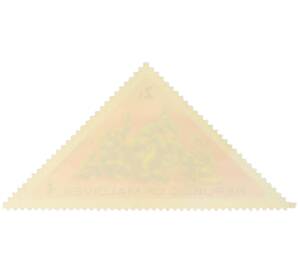 Почтовая марка 2 лаари 1975 года Мальдивы «Морская фауна — Мадрепора глазчатая (Madrepora oculata)» — Фото №2