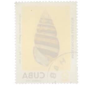 Почтовая марка 2 сентаво 1973 года Куба «Моллюски Liguus — Liguus fasciatus guitarti» — Фото №2