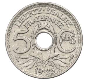 5 сантимов 1925 года Франция — Фото №1