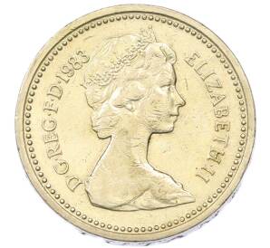 1 фунт 1983 года Великобритания — Фото №2