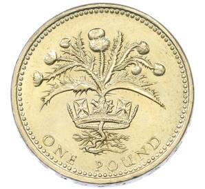 1 фунт 1989 года Великобритания — Фото №1
