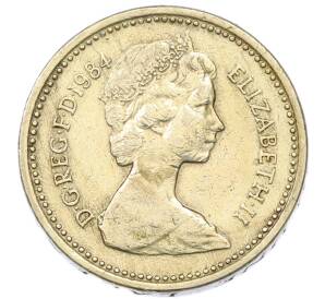 1 фунт 1984 года Великобритания — Фото №2