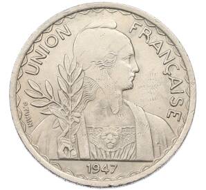 1 пиастр 1947 года Французский Индокитай — Фото №1
