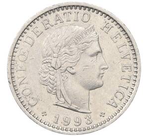 20 раппенов 1993 года Швейцария — Фото №1