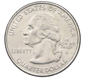1/4 доллара (25 центов) 2005 года D США «Штаты и территории — Западная Вирджиния» — Фото №2
