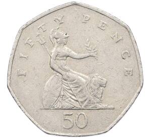 50 пенсов 1997 года Великобритания — Фото №1