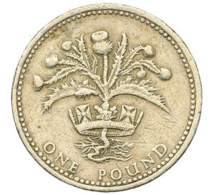 1 фунт 1984 года Великобритания — Фото №1