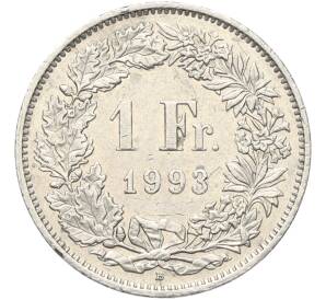 1 франк 1993 года Швейцария — Фото №1