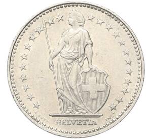 1 франк 1996 года Швейцария — Фото №2