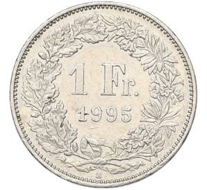 1 франк 1995 года Швейцария — Фото №1