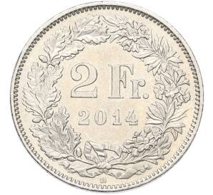 2 франка 2014 года Швейцария — Фото №1