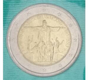 2 евро 2013 года Ватикан — 28 Международный день молодёжи в Рио-де-Жанейро — Фото №1