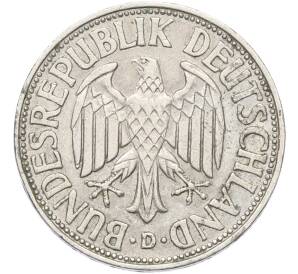 1 марка 1962 года D Западная Германия (ФРГ) — Фото №2
