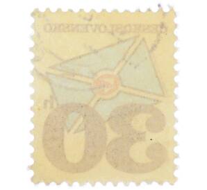 Почтовая марка 30 геллеров 1974 года Чехословакия «Почтовые эмблемы — Стилизованное письмо» — Фото №2