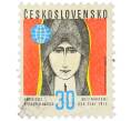 Почтовая марка 30 геллеров 1975 года Чехословакия «Международный год женщины» (Артикул: K12-83314) — Фото №1