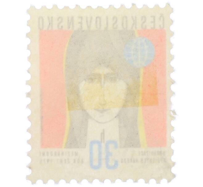 Почтовая марка 30 геллеров 1975 года Чехословакия «Международный год женщины» (Артикул: K12-83314) — Фото №2