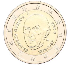 2 евро 2026 года F Германия «Конрад Аденауэр» — Фото №1