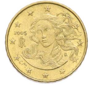 10 евроцентов 2005 года Италия — Фото №1