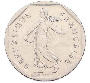 2 франка 1981 года Франция — Фото №2