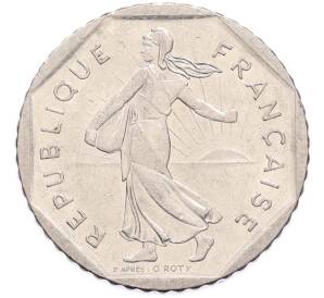2 франка 1981 года Франция — Фото №2