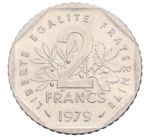 2 франка 1979 года Франция — Фото №1