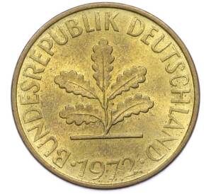 10 пфеннигов 1972 года D Германия — Фото №1