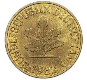 10 пфеннигов 1982 года F Германия — Фото №1