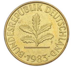 10 пфеннигов 1983 года F Германия — Фото №1