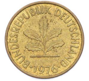 5 пфеннигов 1976 года G Германия — Фото №1