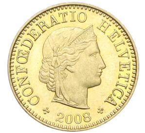 5 раппенов 2008 года Швейцария — Фото №1