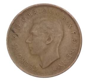 1/2 пенни 1945 года Австралия — Фото №2