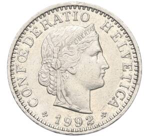 20 раппенов 1992 года Швейцария — Фото №1