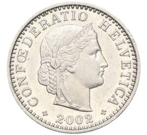 20 раппенов 2002 года Швейцария — Фото №1