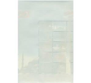 Полная серия марок 2500 рупий 2008 года Индонезия «Совместный выпуск Индонезия — Турция» на листе — Фото №2