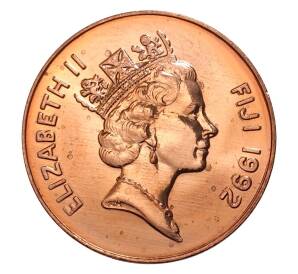 2 цента 1992 года Фиджи — Фото №1