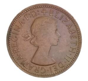 1/2 пенни 1963 года Австралия — Фото №2