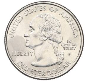 1/4 доллара (25 центов) 2000 года P США «Штаты и территории — Штат Нью-Гемпшир» — Фото №2