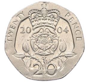20 пенсов 2004 года Великобритания — Фото №1