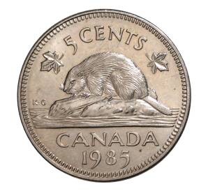 5 центов 1985 года Канада — Фото №1