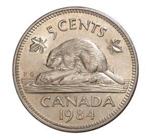5 центов 1984 года Канада — Фото №1