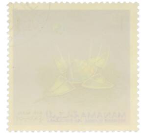 Почтовая марка 1 риал 1968 года Манама «Исследование космоса — Советский лунный зонд Луна-9» (Авиапочта) — Фото №2