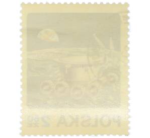 Почтовая марка 2.50 злотых 1971 года Польша «Исследование космоса - Луноход-1» — Фото №2
