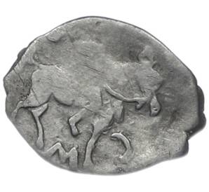 Денга 1533-1547 года Иван IV «Грозный» (Москва) КГ51 (VII ст.редк.) — Фото №1